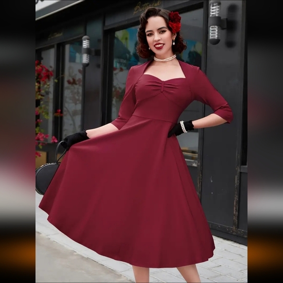 3/$30 - Retro A-Line Dress - Picture 4 of 7